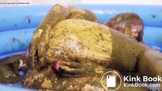 Scat play with extreme lot of shit -short video