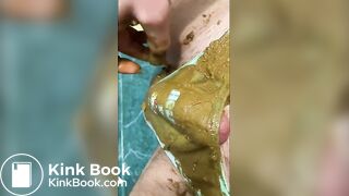 Hello kitty panties shit smearing