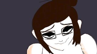 Girl farting and soiling
