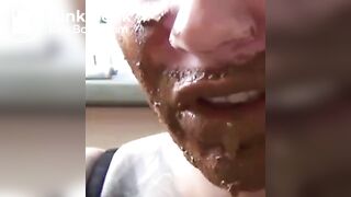 Scary eating on my shit