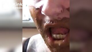 Scary eating on my shit