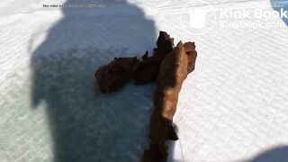 Hot girls shitting outdoors