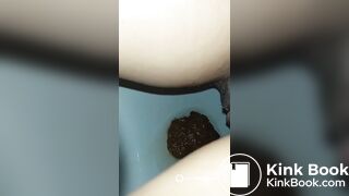 Polish girl pooping on toilet - video 4