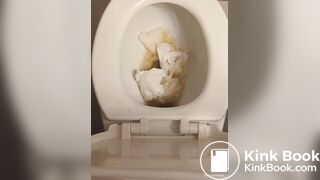 emergency shit from big hairy ass with enema