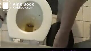Girls pooping on toilet - video 49