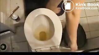 Girls pooping on toilet - video 49