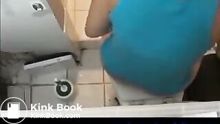 Girls pooping on toilet - video 49