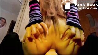 Slightly dirty anal dildo - video 2