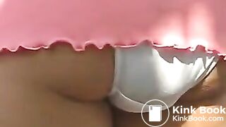 Public Pink skirt poop