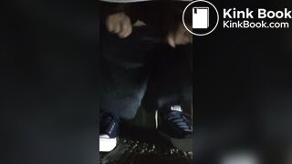 me shitting in the toilet