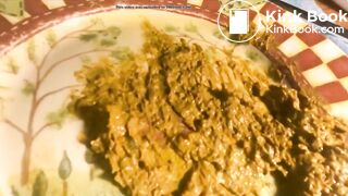 One of my favorite scat girl shitting on plate - video 2