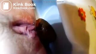 Potty poo close-up..