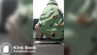 British girl pooping on floor