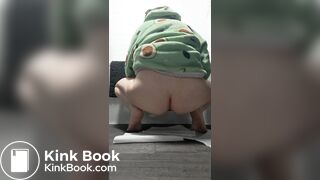 British girl pooping on floor