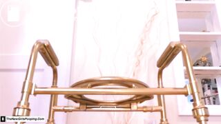 Nice big logs from a big mature woman's asshole