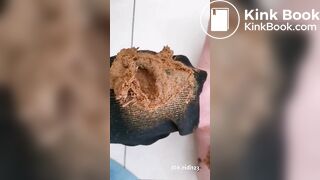 Faceshitting scat slave