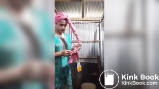 bath hidden video of cute girl