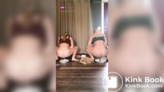 Hot girls making a shit meal