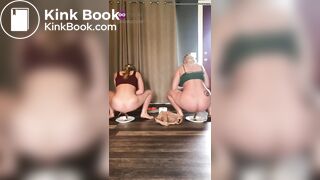 Hot girls making a shit meal