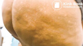 BUBBLE BOOTY Ebony STEAMY & CREAMY load