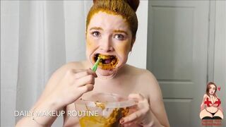 Daily poopy makeup routine..