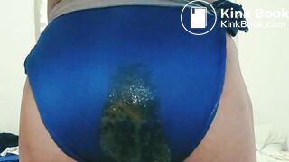Woman poops panties