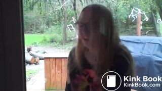 Women has extreme diarrhea and locked out herself out