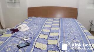 Camgirl shits by mistake