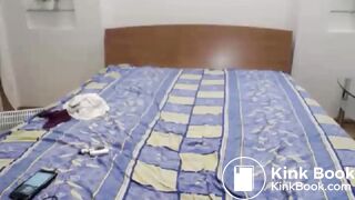 Camgirl shits by mistake