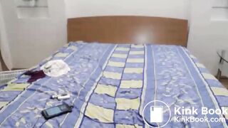 Camgirl shits by mistake