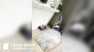 girl shits in the bucket