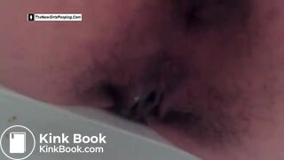 She talks and you see her poop very close up