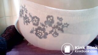 Sexy Hot White Girl Black Rose Diaper Poop