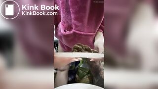 british pawg shitting