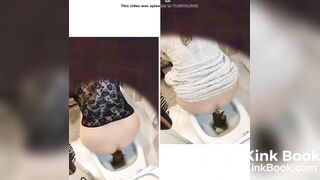 Double poop and fart scene