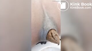 Black Ebony brown train leaving the tunnel!