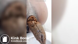 Black Ebony brown train leaving the tunnel!