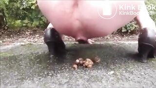 Big poo on the road..