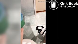 first person view pooping on toilet