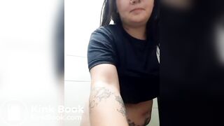 Cutie gets shitty in the shower[oc]