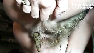 Old granny pssing & shitting