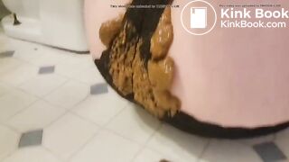 Black panties filling