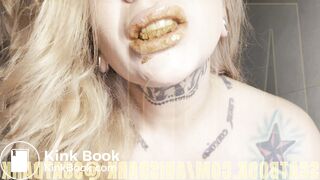 Huge shit in urinal @scatdark