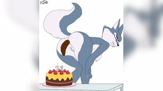 Porsha Pooping on a cake