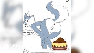 Porsha Pooping on a cake