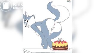 Porsha Pooping on a cake