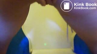 She removes her shit from her ass