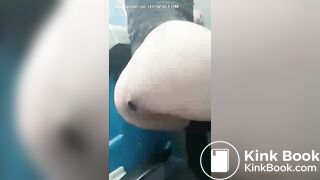 Massive shit in porta potty