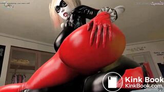 Harley Sharting & Shitting In Her Latex Suit