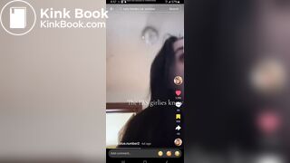 TT girl shitting in trash can